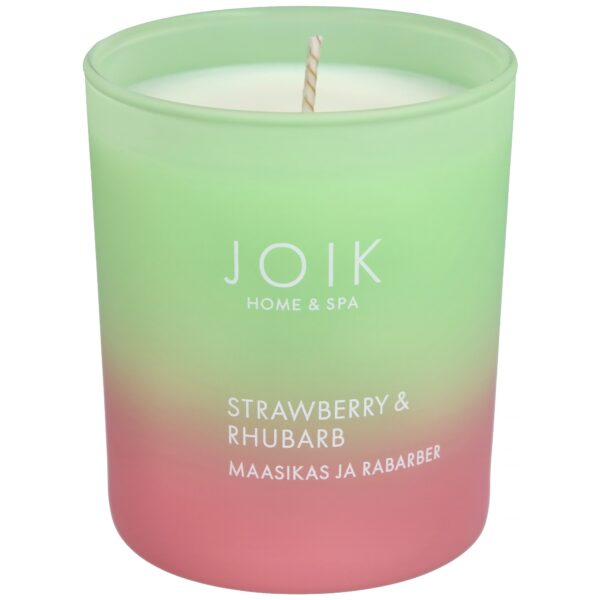 JOIK Organic Scented Candle Strawberry & Rhubarb 150 g