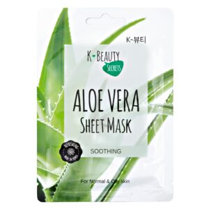 K-Beauty Secrets Aloe Vera Sheet Mask 18 g