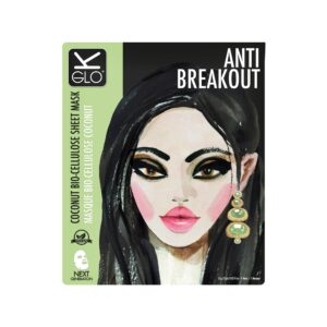 K-GLO Anti-Breakout Coconut Bio-Cellulose Sheet Mask