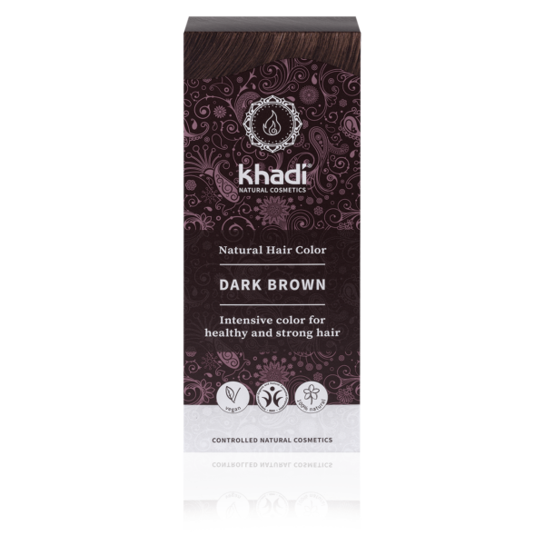 Khadi Herbal Hair Colour 100ml Dark Brown