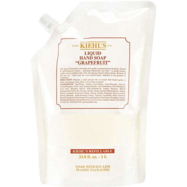 Kiehl&apos;s Liquid Hand Cleanser Grapefruit Refill 1000 ml