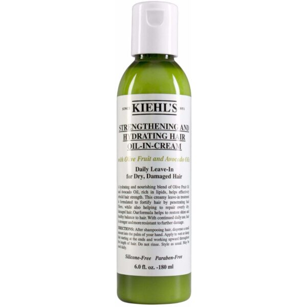 Kiehl&apos;s Olive Fruit Oil Strengthening and Hydrating Hair Oil-in-cream