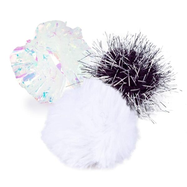 Little&Bigger PurePurr Glitter Mix Baller 3-pakk