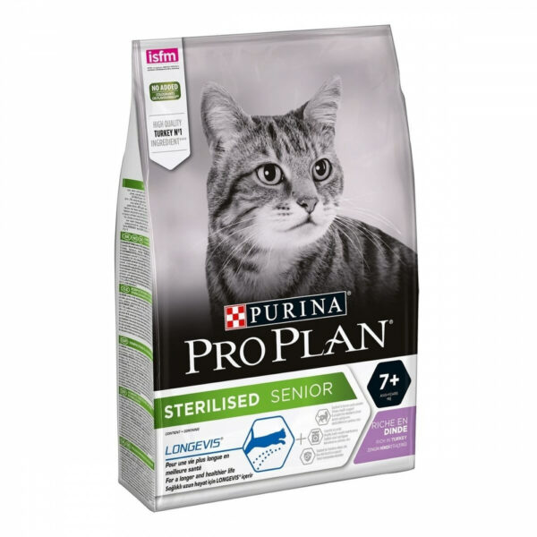 Purina Pro Plan Cat Sterilised Senior 7+ Turkey (1