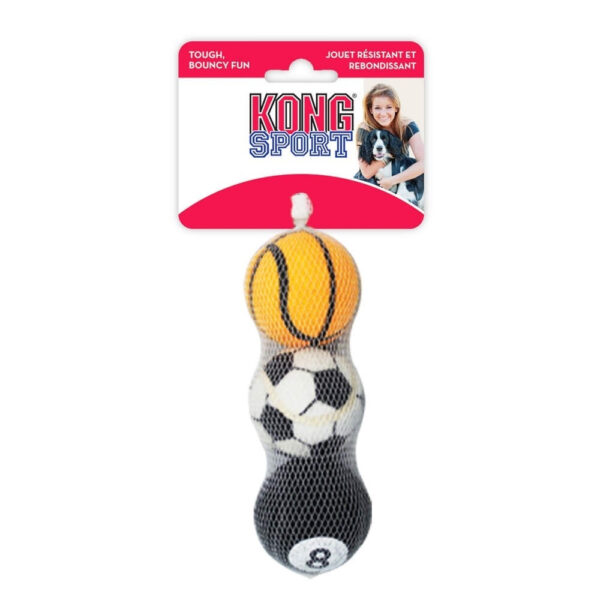 KONG Idrettsballer 3-pakk (M)