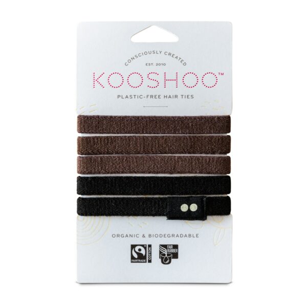 Kooshoo Hair ties Brown/Black