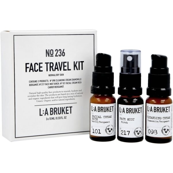 L:A Bruket Travel Kit Normal/Dry Skin 3 x 10 ml