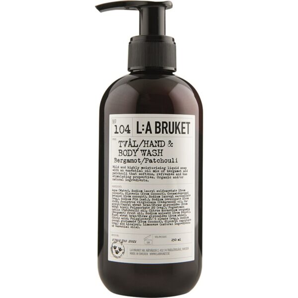 L:A Bruket Flytande tvål Bergamott/Patchouli 240 ml