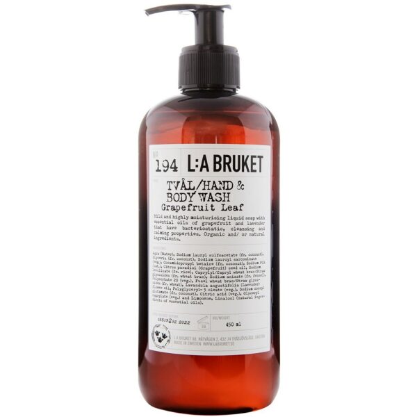 L:A Bruket Body Wash Grapefruit Leaf 450 ml