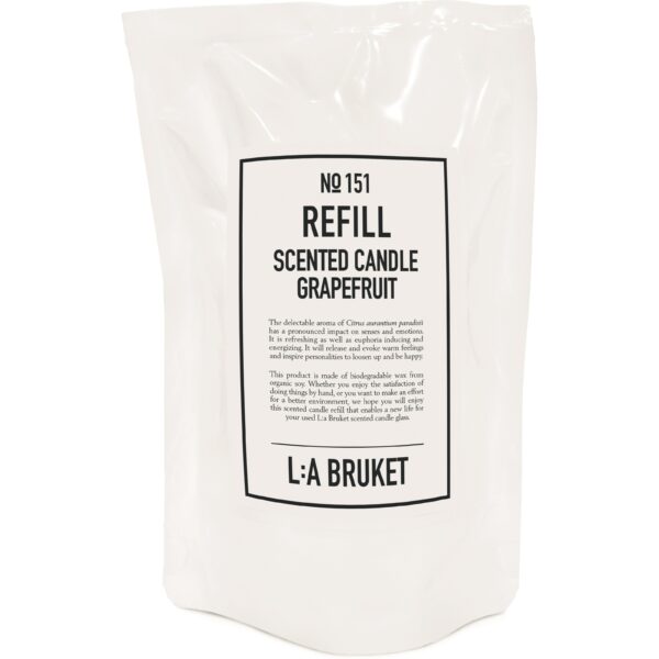 L:A Bruket Refill Doftljus Grapefruit 260 g