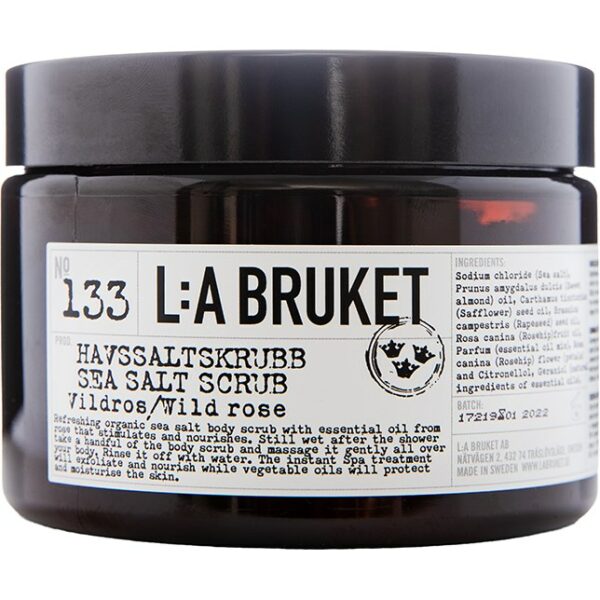 L:A Bruket Saltskrubb Vildros 350 ml