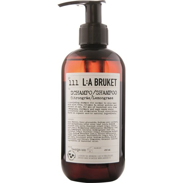 L:A Bruket Schampo Citrongräs 250 ml