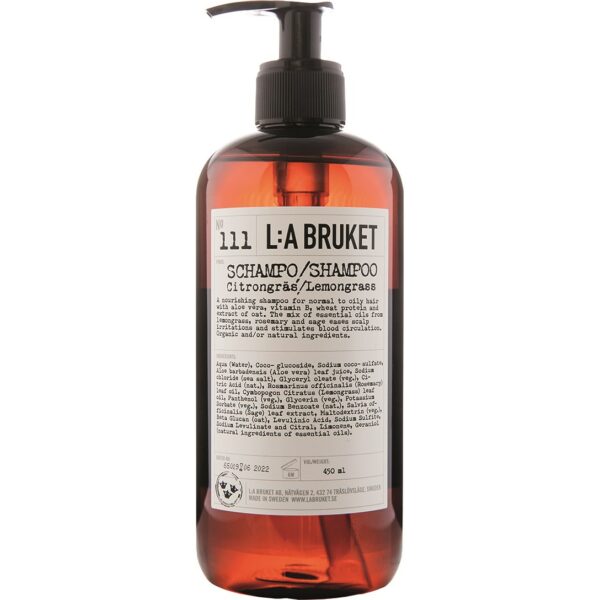 L:A Bruket Schampo Citrongräs 450 ml