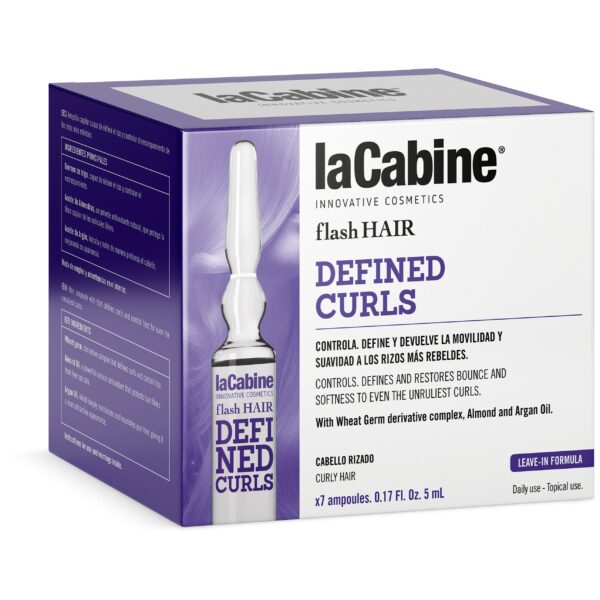 laCabine Flash Hair Defined Curls Ampoule 7 x 5 ml