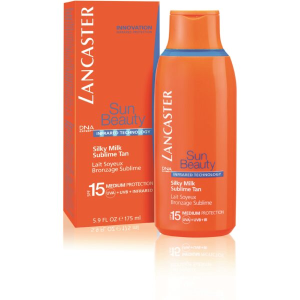 Lancaster Sun Care Face & Body Sun Beauty Silky Fluid Milk Spf15 175 m