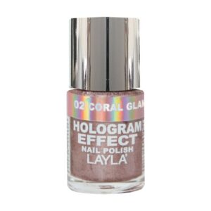 Layla Hologram Effect Coral Glam 02