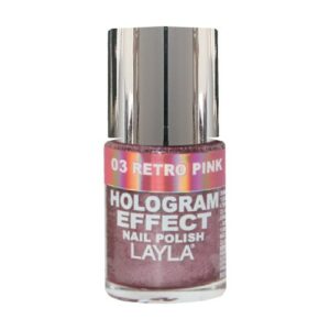 Layla Hologram Effect Retro Pink 03