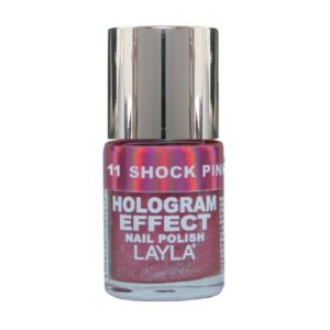 Layla Hologram Effect Shock Pink 11