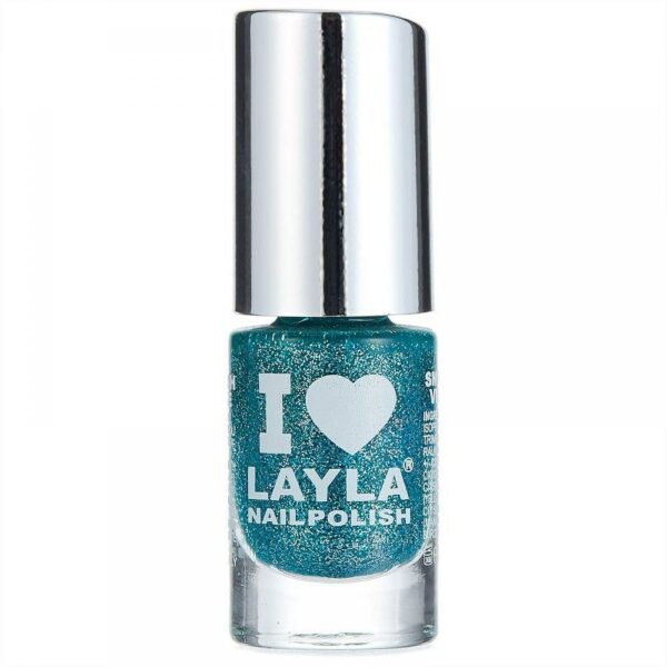 Layla I love Layla Nail Polish Glitty Green