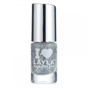 Layla I love Layla Nail Polish Glitty Silver