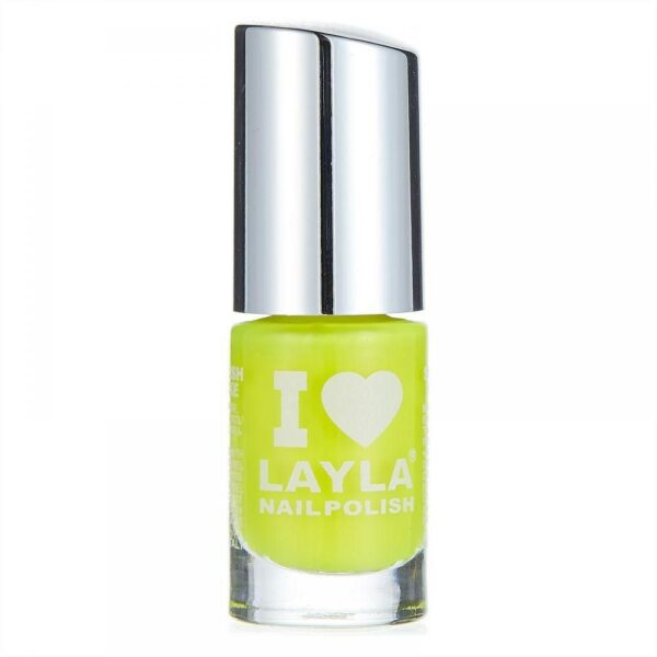 Layla I love Layla Nail Polish Yellow Fluo