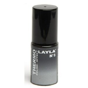 Layla Thermo Nail Black to Grey 8