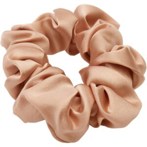 Lenoites Mulberry Silk Scrunchie Rose Gold