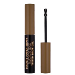 LH cosmetics Infinity Power Brows Maximum Hold Tinted Brow Gel Taupe