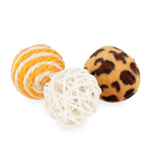 Little&Bigger PurePurr Natur Mix Baller 3-pack