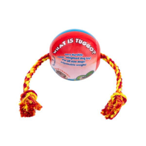 Little&Bigger Tuggo Ball med Tau Rød (10 cm)
