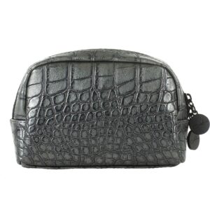 LULU&apos;S ACCESSORIES Beauty Cosmetic Bag Mini Shimmery Black