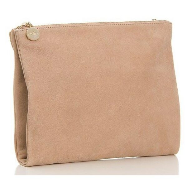 LULU&apos;S ACCESSORIES Double Leather Purse Beige