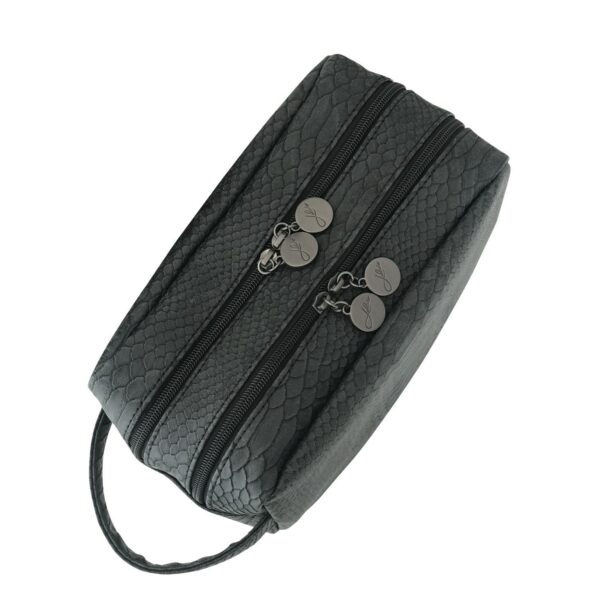 LULU&apos;S ACCESSORIES Herre Toiletry Bag Brushed Black