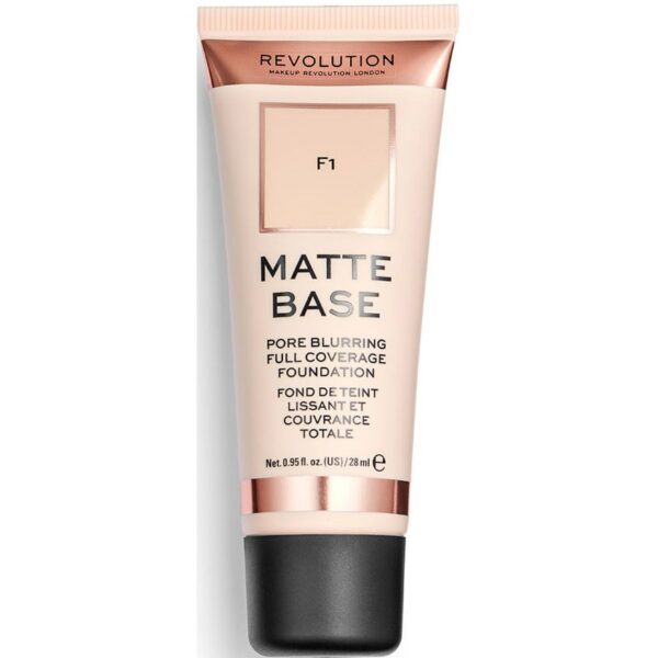 Makeup Revolution Matte Base Foundation F1