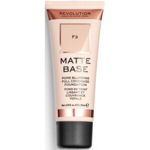 Makeup Revolution Matte Base Foundation F3