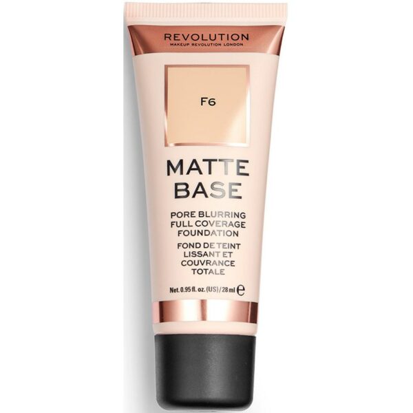 Makeup Revolution Matte Base Foundation F6