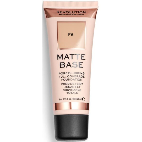 Makeup Revolution Matte Base Foundation F8