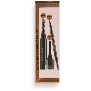 Makeup Revolution Ultra Brow Builder Kit Dark Brown