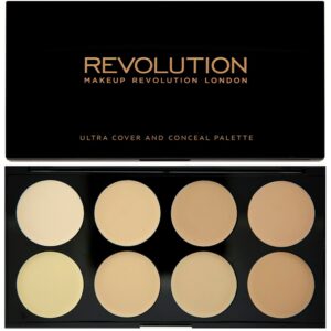 Makeup Revolution Ultra Cover and Concealer Palette Light Light