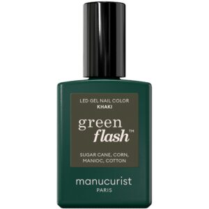 Manucurist Green Flash Gel Polish Khaki