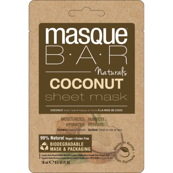 MasqueBar Naturals Coconut Sheet Mask 18 ml