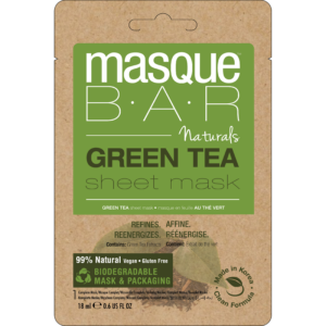 MasqueBar Naturals Green Tea Sheet Mask 18 ml