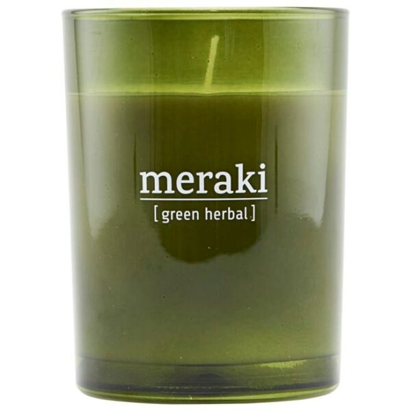 Meraki Green herbal Doftljus