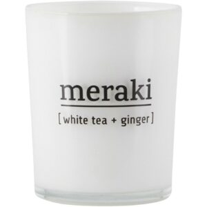 Meraki White tea & ginger Doftljus
