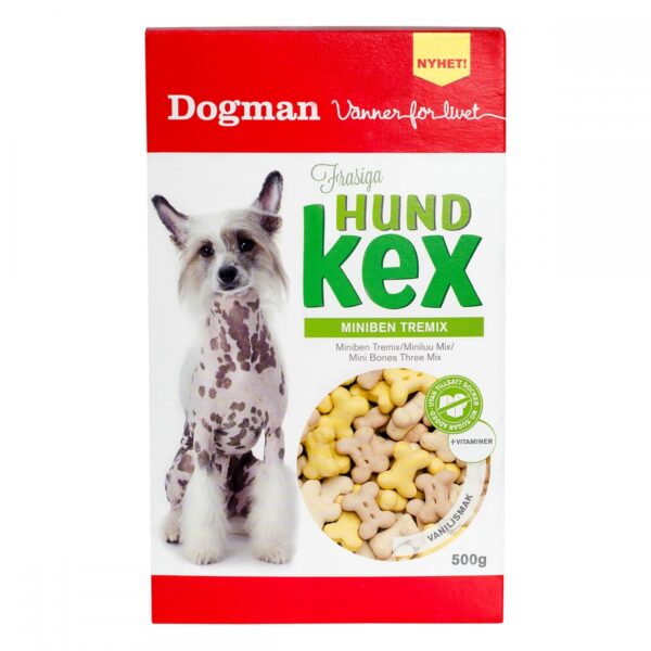 Dogman Minibein Tremix Vaniljesmak 500 g