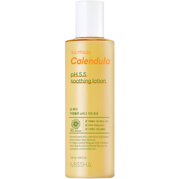 MISSHA Su:nhada Calendula pH 5.5 Soothing Lotion 145 ml