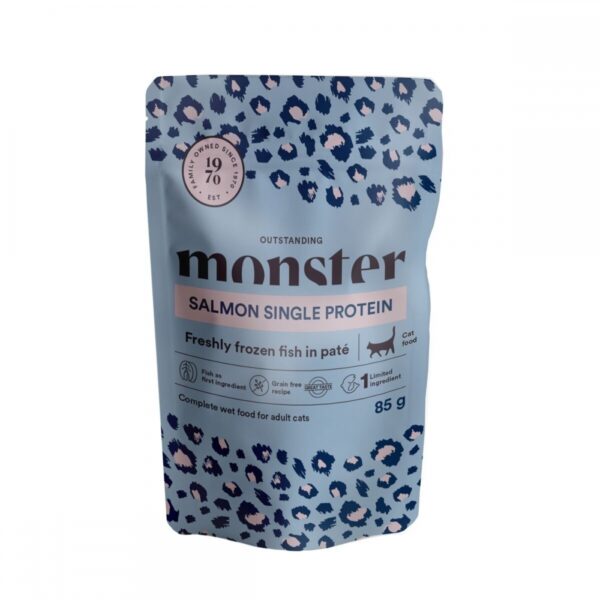 Monster Cat Adult Salmon 85 g