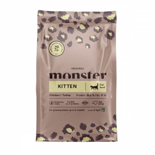 Monster Cat  Kitten Chicken & Turkey (2 kg)