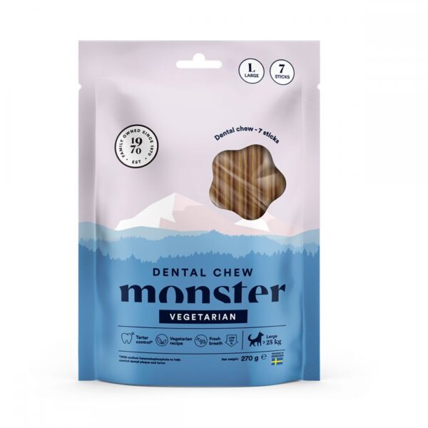 Monster Dog Dental Chew Vegetarian Large (7 st)