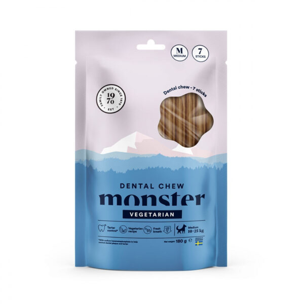 Monster Dog Dental Chew Vegetarian Medium (7 st)